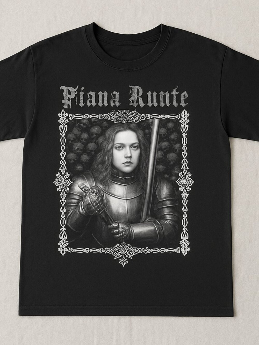 Ariana Grande Inspired Gothic Graphic T-Shirt Black Vintage Style Tee